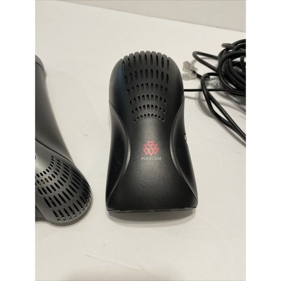 Polycom VoiceStation 300 Conference Phone  w/ Wall Module & Cable 2201-17910-001 - Picture 3 of 6